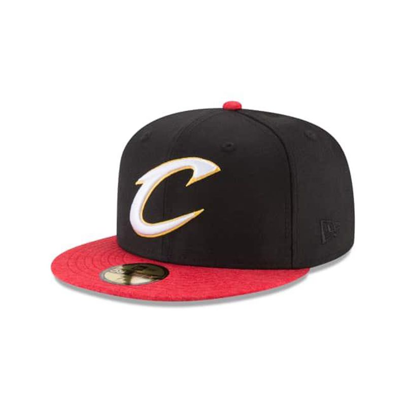 NBA Cleveland Cavaliers Shadow Tech 59Fifty Fitted (QPD2399) - Black New Era Caps